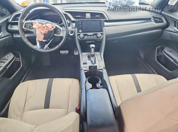 19XFC2F88KE002440 2019 HONDA CIVIC Silver Dashboard view