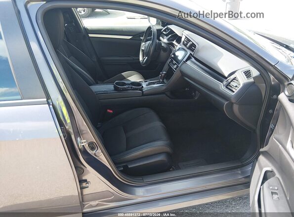 19XFC2F88KE004012 2019 HONDA CIVIC Серый Вид салона спереди