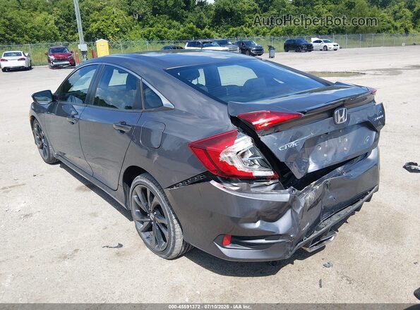 19XFC2F88KE004012 2019 HONDA CIVIC Серый Задняя левая четверть