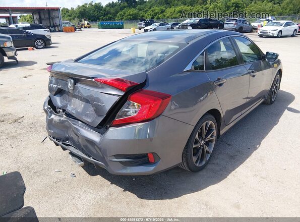 19XFC2F88KE004012 2019 HONDA CIVIC Серый Задняя правая четверть