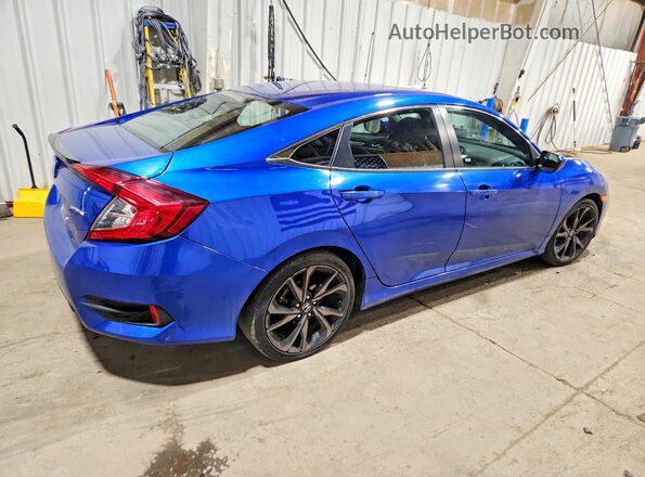 19XFC2F88KE009646 2019 HONDA CIVIC Blue Задня права чверть