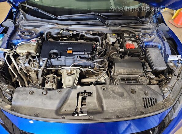 19XFC2F88KE009646 2019 HONDA CIVIC Blue Вид задньої частини салону
