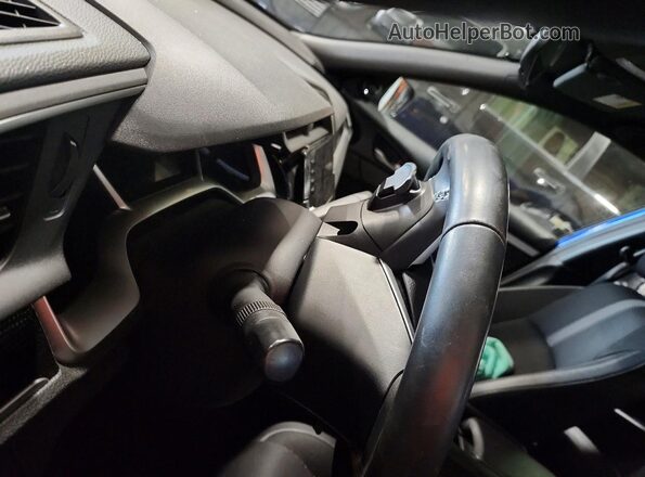 19XFC2F88KE009646 2019 HONDA CIVIC Blue Вид щитка приладів