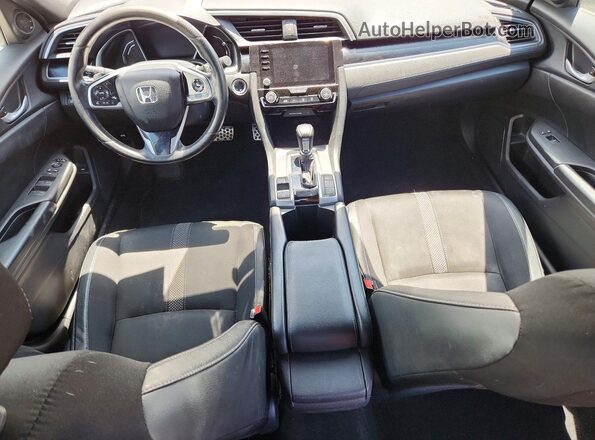 19XFC2F88KE043604 2019 HONDA CIVIC Gray წინა პანელის ხედი