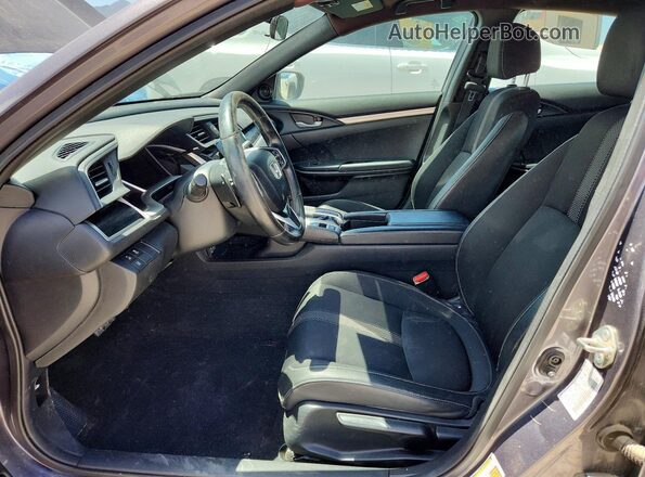 19XFC2F88KE043604 2019 HONDA CIVIC Gray წინა სალონის ხედი