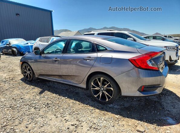 19XFC2F88KE043604 2019 HONDA CIVIC Gray უკანა მარცხენა
