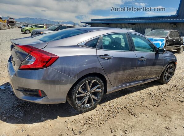 19XFC2F88KE043604 2019 HONDA CIVIC Gray 