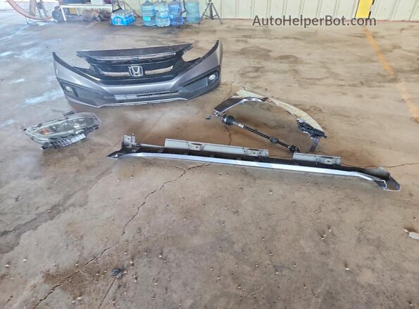 19XFC2F88LE008305 2020 HONDA CIVIC Gray ძრავის განყოფილების ხედი