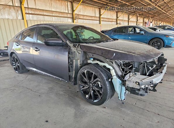 19XFC2F88LE008305 2020 HONDA CIVIC Gray წინა მარჯვენა