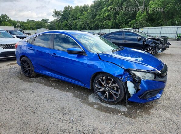 19XFC2F88LE010362 2020 HONDA CIVIC Синий Передняя правая четверть