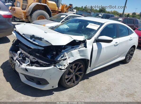 19XFC2F88LE200405 2020 HONDA CIVIC Белый Передняя левая четверть