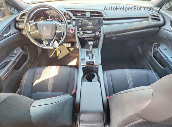 19XFC2F88LE205863 2020 HONDA CIVIC Gray Dashboard view