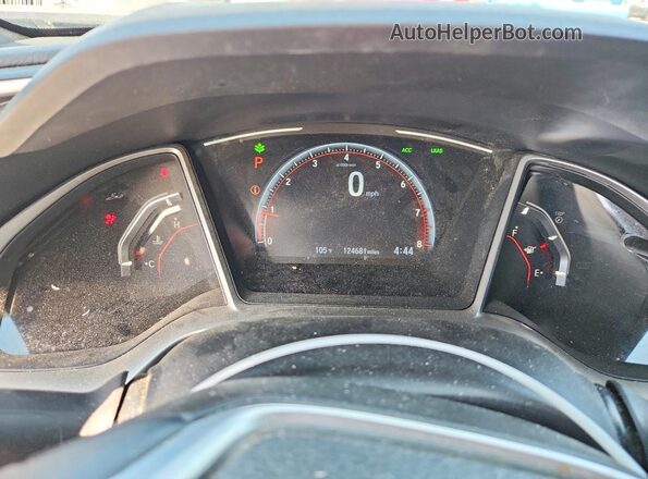 19XFC2F88LE205863 2020 HONDA CIVIC Gray Instrument cluster view