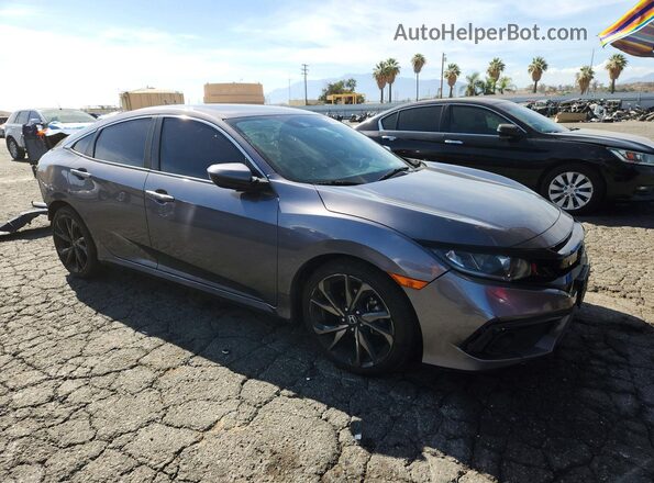 19XFC2F88LE205863 2020 HONDA CIVIC Gray Front right