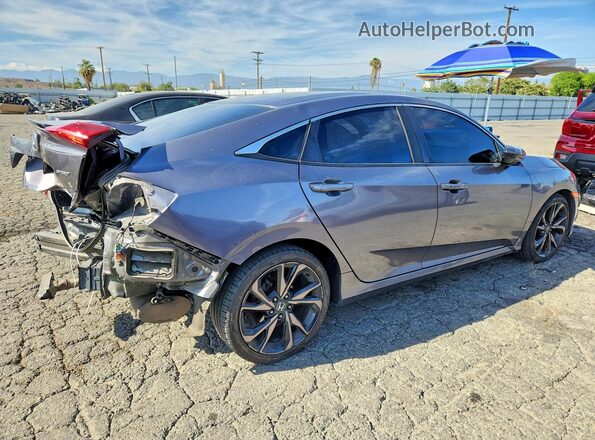 19XFC2F88LE205863 2020 HONDA CIVIC Gray Rear right