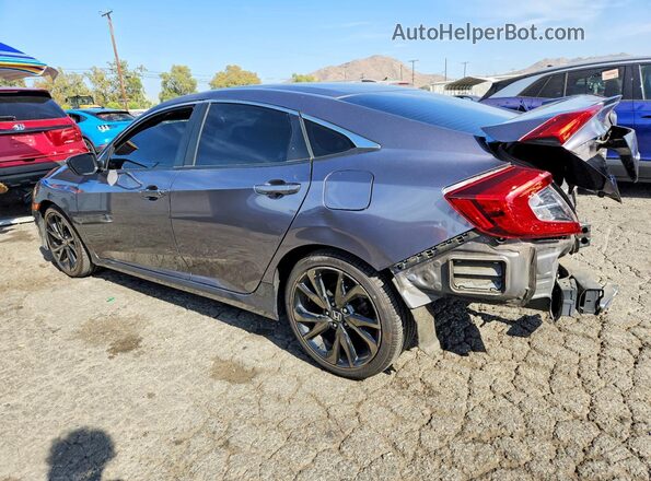 19XFC2F88LE205863 2020 HONDA CIVIC Gray Rear left