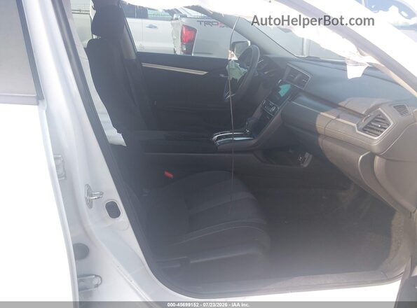 19XFC2F89JE017379 2018 HONDA CIVIC Белый Вид салона спереди