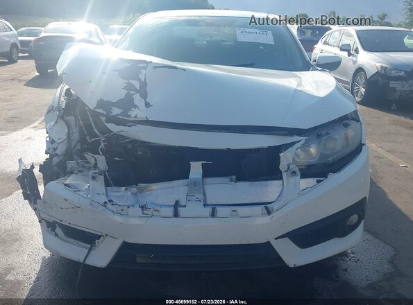 19XFC2F89JE017379 2018 HONDA CIVIC Белый Вид щитка приборов