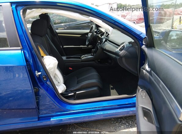 19XFC2F89KE010000 2019 HONDA CIVIC Blue Вид салону спереду