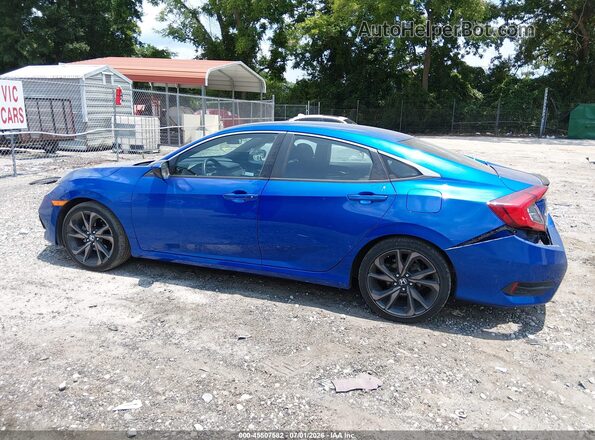 19XFC2F89KE010000 2019 HONDA CIVIC Blue Панорамний вид салону 360°