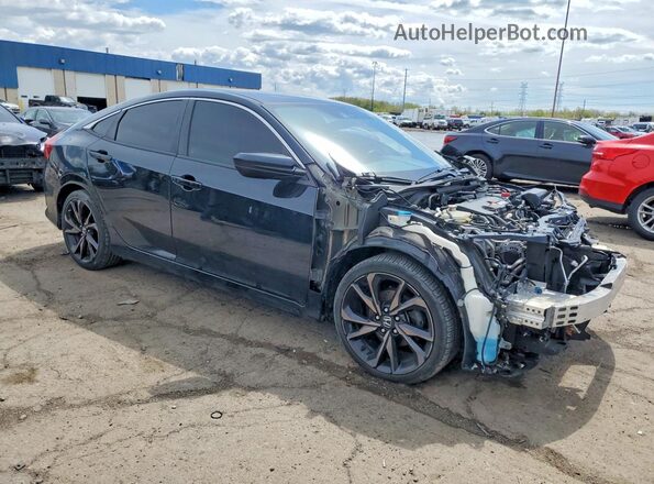 19XFC2F89LE009754 2020 HONDA CIVIC Черный Передняя правая четверть