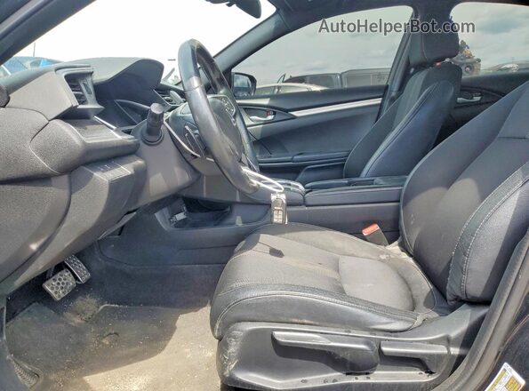 19XFC2F89LE009754 2020 HONDA CIVIC Черный Вид салона спереди