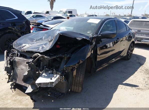 19XFC2F89LE206424 2020 HONDA CIVIC Black Przód lewy