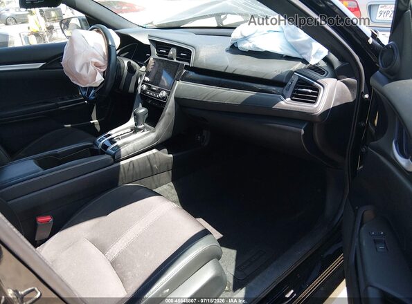 19XFC2F89LE206424 2020 HONDA CIVIC Black Widok wnętrza z przodu