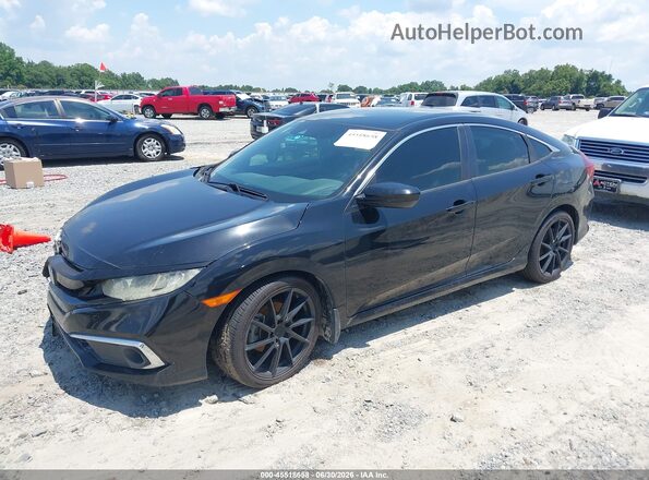 19XFC2F8XKE001287 2019 HONDA CIVIC Black Vista tres cuartos delantera izquierda
