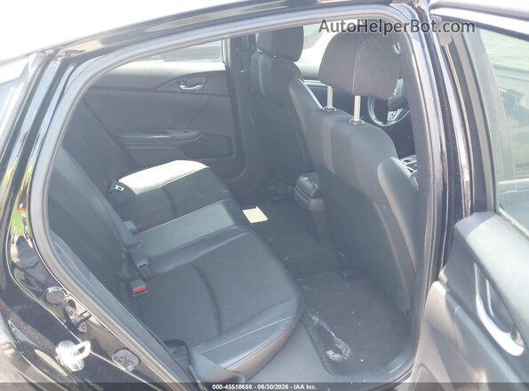 19XFC2F8XKE001287 2019 HONDA CIVIC Black Vista de la etiqueta del VIN