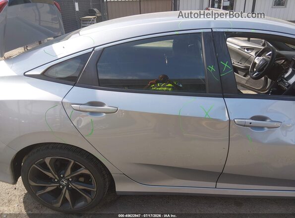 19XFC2F8XKE050229 2019 HONDA CIVIC Silver Вид спереду