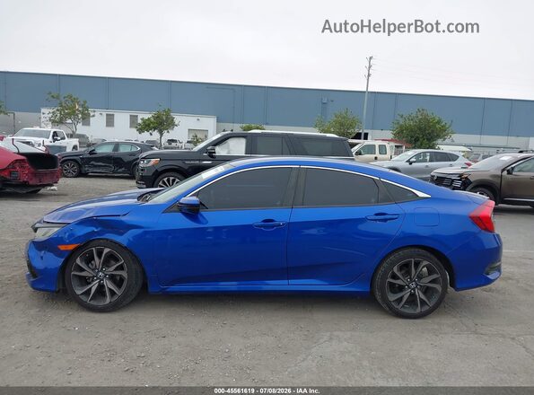 19XFC2F8XKE209976 2019 HONDA CIVIC Blue Панорамний вид салону 360°