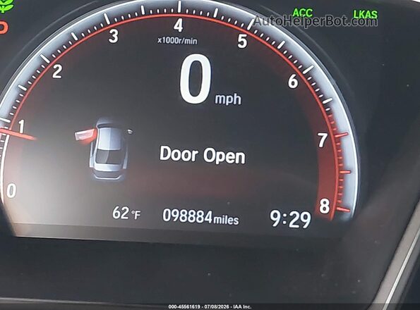 19XFC2F8XKE209976 2019 HONDA CIVIC Blue 