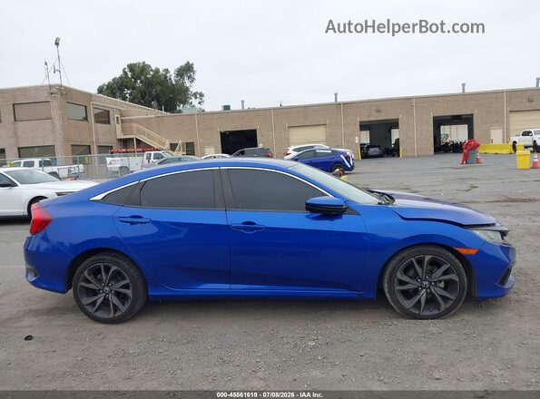 19XFC2F8XKE209976 2019 HONDA CIVIC Blue Вид задньої частини салону
