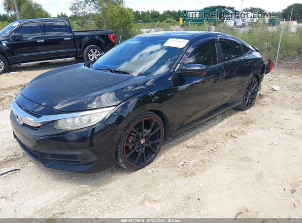 19XFC2F55GE061054 2016 HONDA CIVIC Black Front left