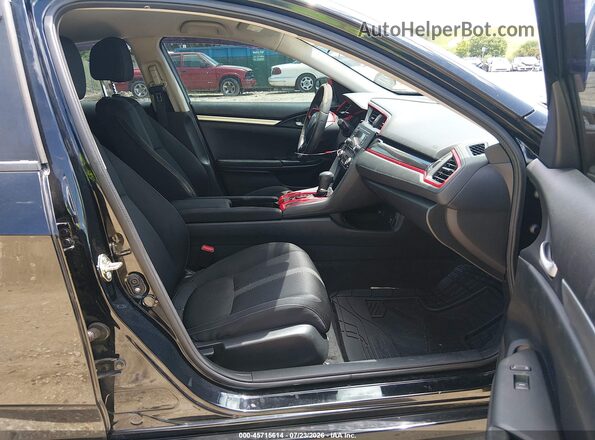 19XFC2F55GE061054 2016 HONDA CIVIC Black Front interior view