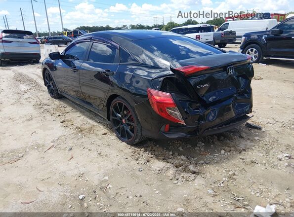 19XFC2F55GE061054 2016 HONDA CIVIC Black Rear left