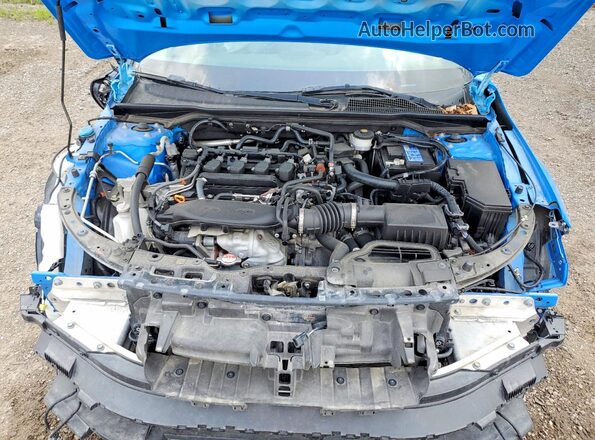 19XFL1G81PE400640 2023 HONDA CIVIC Blue უკანა სალონის ხედი