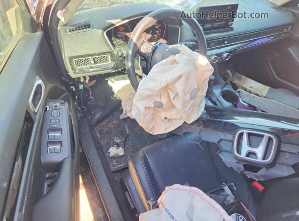 19XFL1H75NE005671 2022 HONDA CIVIC Black Dashboard view