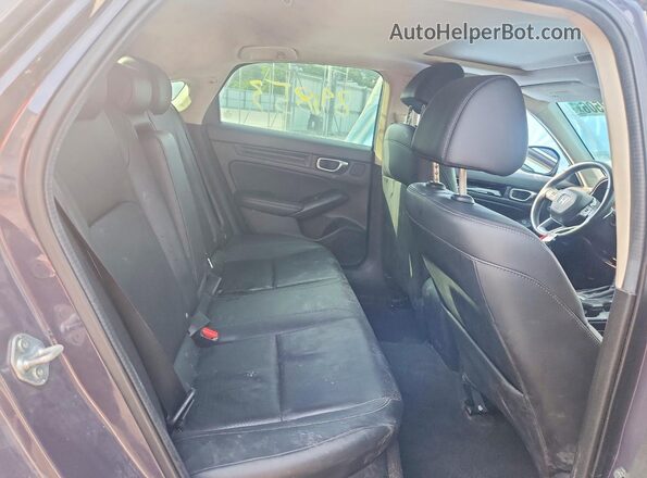 19XFL1H77RE002874 2024 HONDA CIVIC Black უკანა სავარძლების ხედი