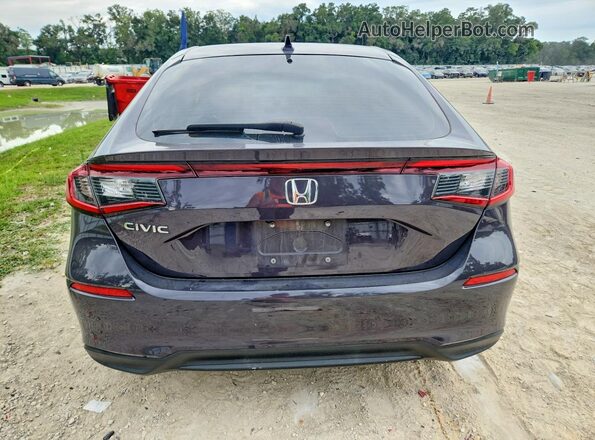 19XFL1H77RE002874 2024 HONDA CIVIC Black უკანა ხედი
