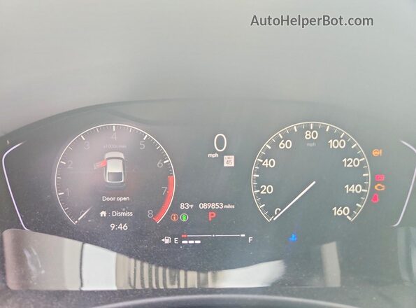 19XFL1H77RE002874 2024 HONDA CIVIC Black ხელსაწყოთა პანელის ხედი
