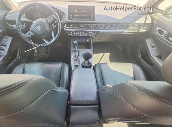 19XFL1H78NE016583 2022 HONDA CIVIC Gray Dashboard view