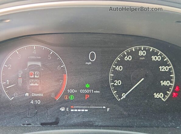 19XFL1H78PE002430 2023 HONDA CIVIC Белый Вид щитка приборов
