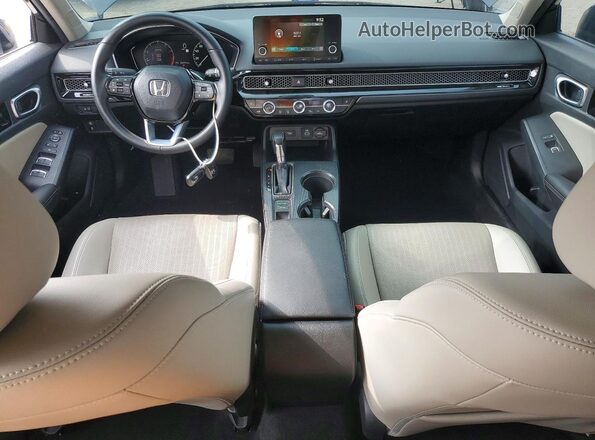 19XFL1H7XRE000102 2024 HONDA CIVIC Gray Widok deski rozdzielczej