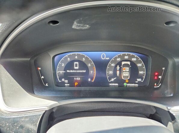 19XFL1H82PE015957 2023 HONDA CIVIC Gray Instrument cluster view
