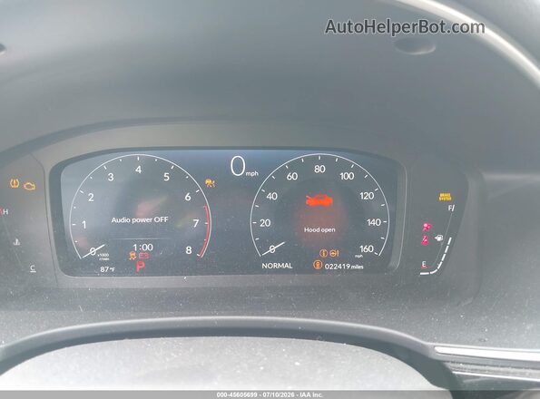 19XFL1H84RE005806 2024 HONDA CIVIC Gray უკანა სავარძლების ხედი