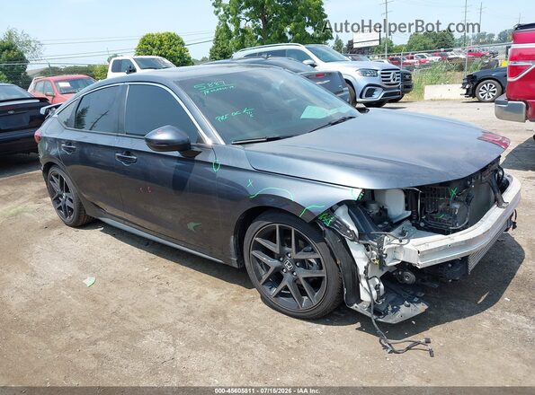 19XFL1H84RE025909 2024 HONDA CIVIC Gray Rear interior view