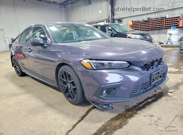 19XFL1H86NE007437 2022 HONDA CIVIC Purple წინა მარჯვენა