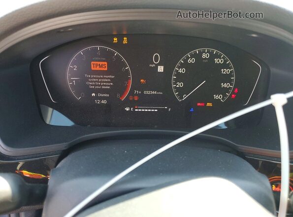 19XFL2G84PE013201 2023 HONDA CIVIC Gray Vista del cuadro de instrumentos